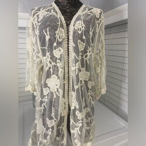 Evri lace coverup size (0X/1X)